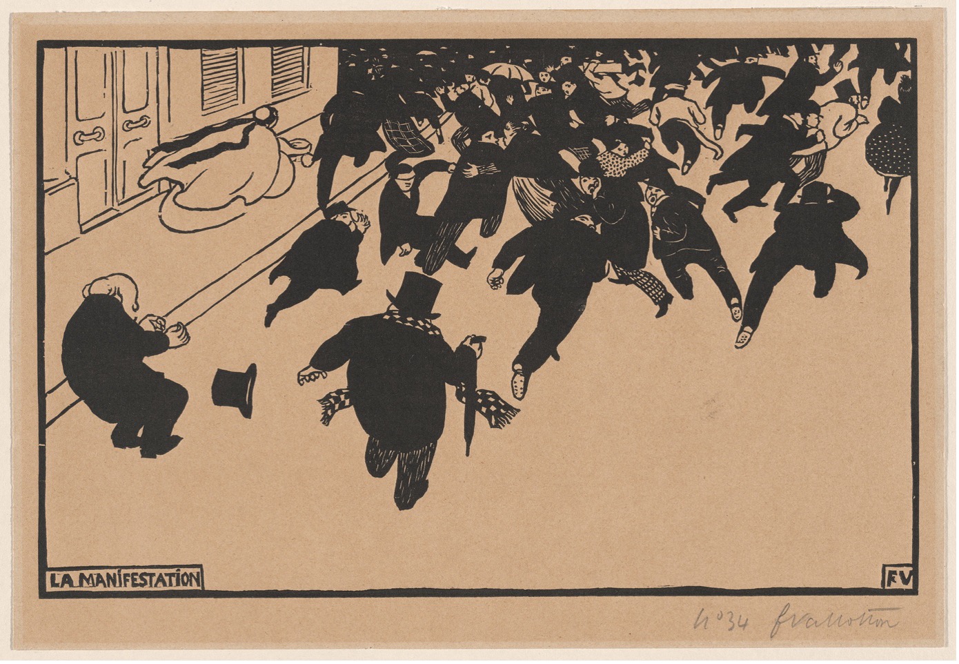 Félix Vallotton, La Manifestation, 1893
